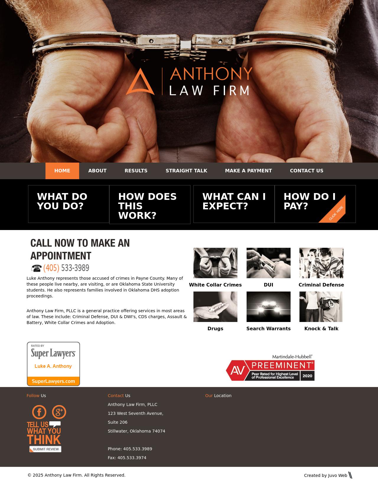 Anthony Law Firm, PLLC - Stillwater OK Lawyers