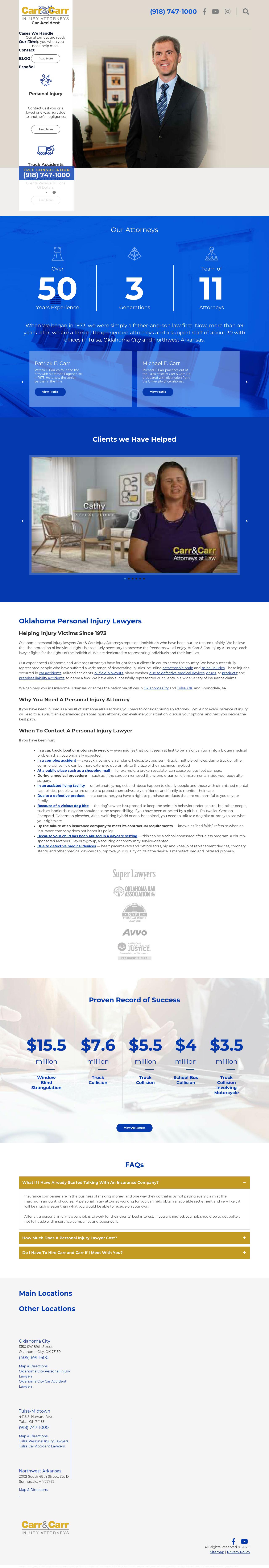 Carr & Carr, Attorneys at Law - Oklahoma City OK Lawyers