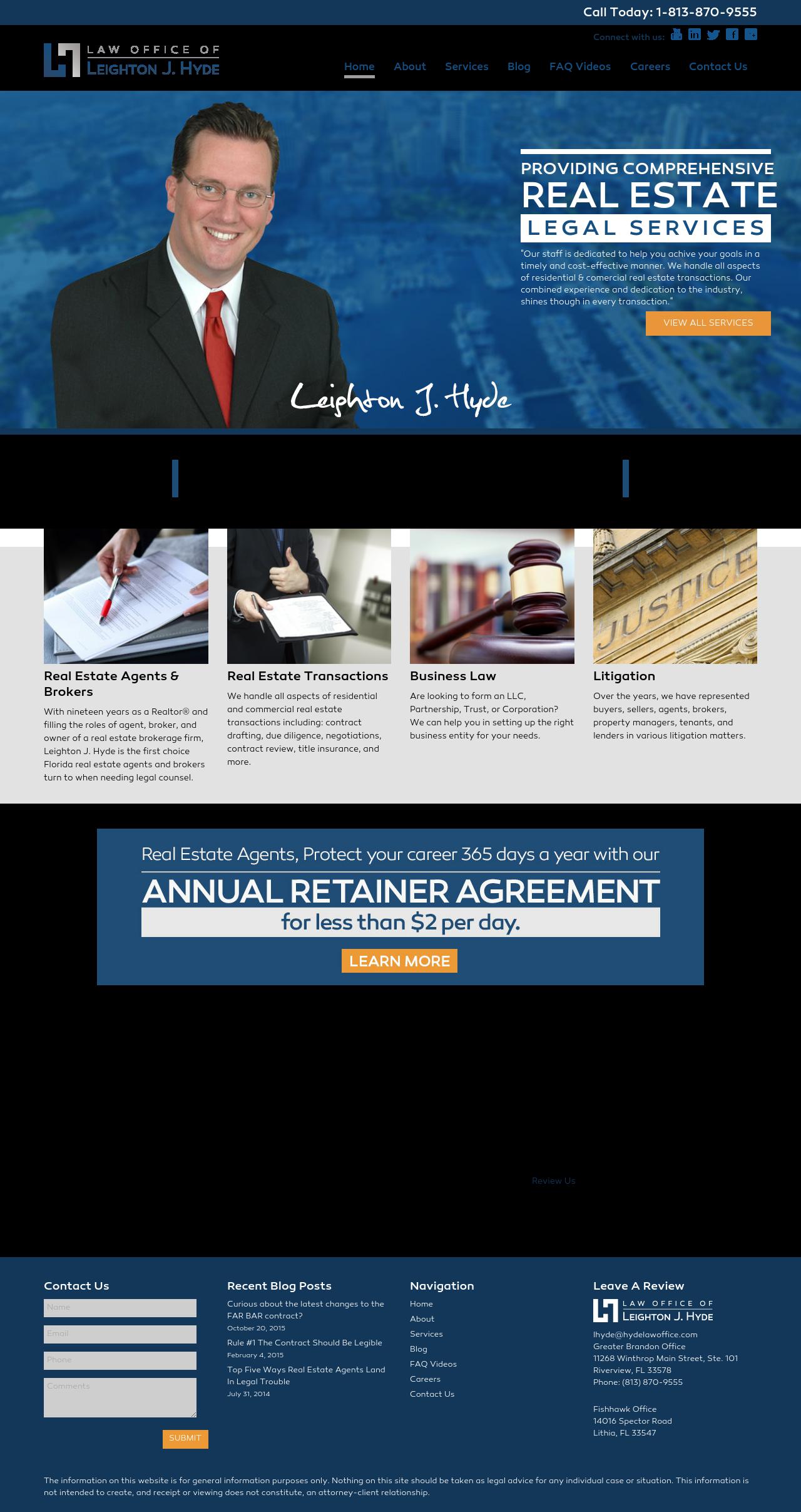 Law Office of Leighton J. Hyde - Tampa FL Lawyers