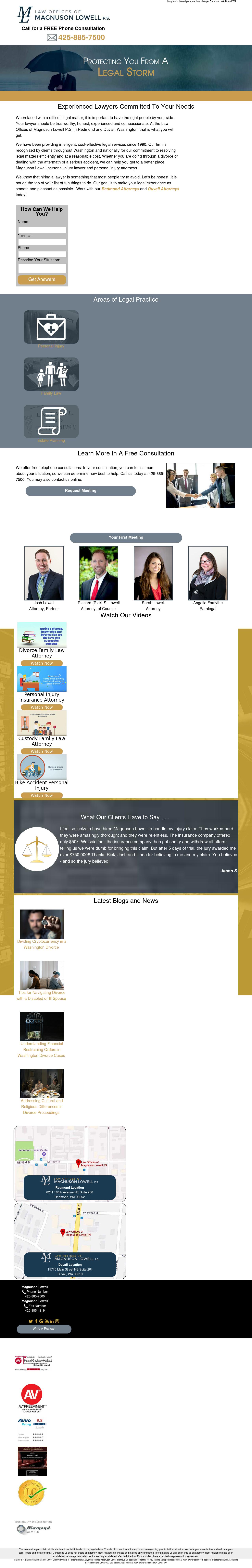 Law Offices of Magnuson Lowell P.S. - Redmond WA Lawyers
