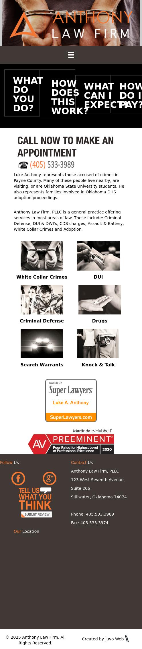 Anthony Law Firm, PLLC - Stillwater OK Lawyers