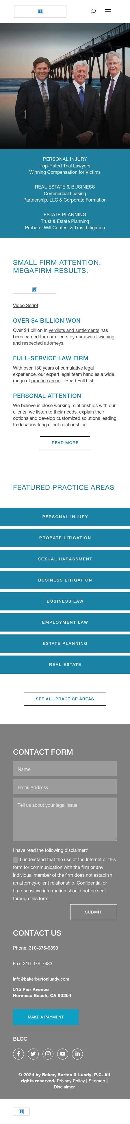 Baker, Burton & Lundy - Hermosa Beach CA Lawyers
