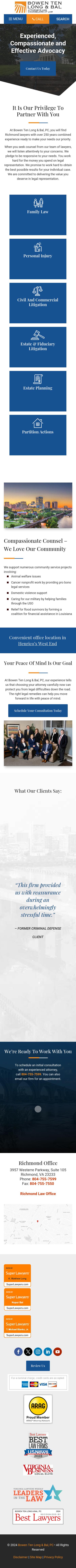 Bowen Ten Cardani, PC - Richmond VA Lawyers