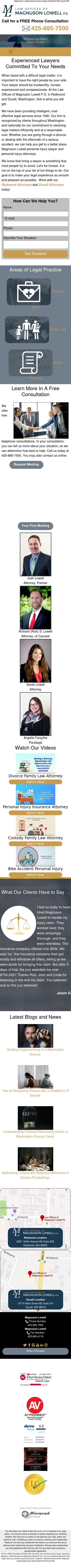 Law Offices of Magnuson Lowell P.S. - Redmond WA Lawyers