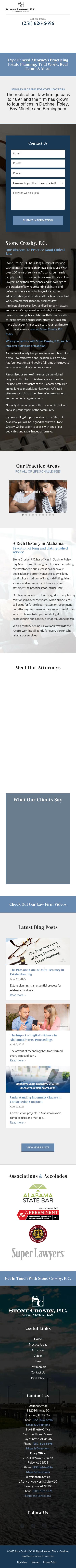 Stone, Granade & Crosby, P.C. - Bay Minette AL Lawyers