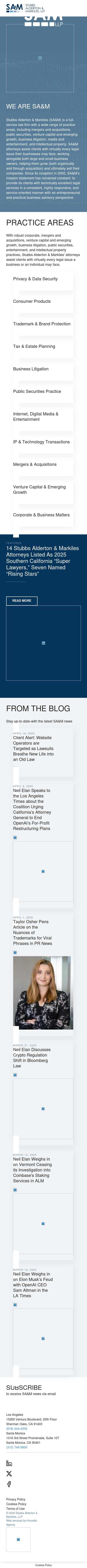 Stubbs Alderton & Markiles, LLP - Sherman Oaks CA Lawyers