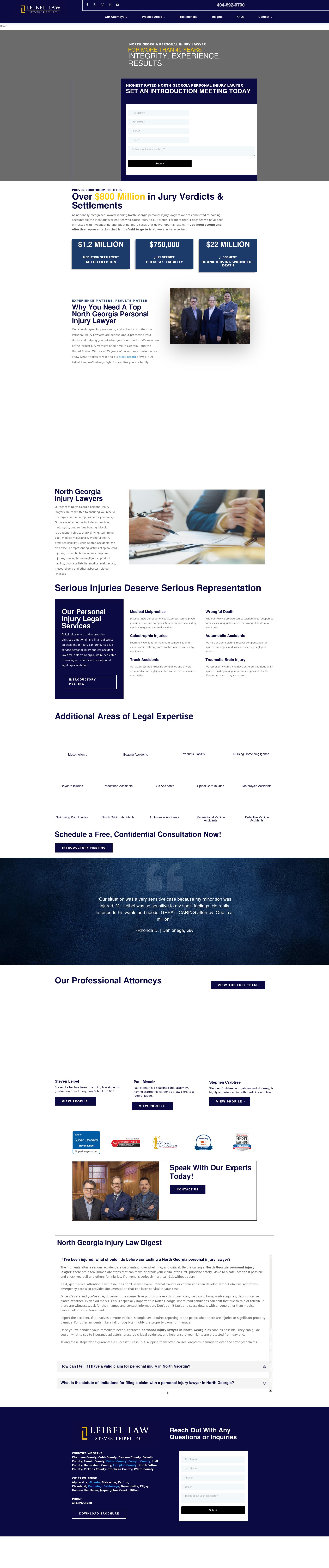Steven Leibel, P.C. - Dahlonega GA Lawyers