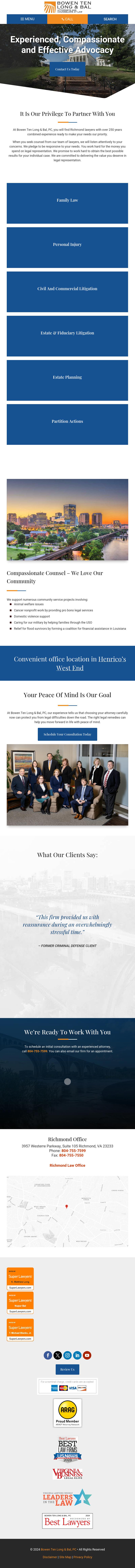 Bowen Ten Cardani, PC - Richmond VA Lawyers