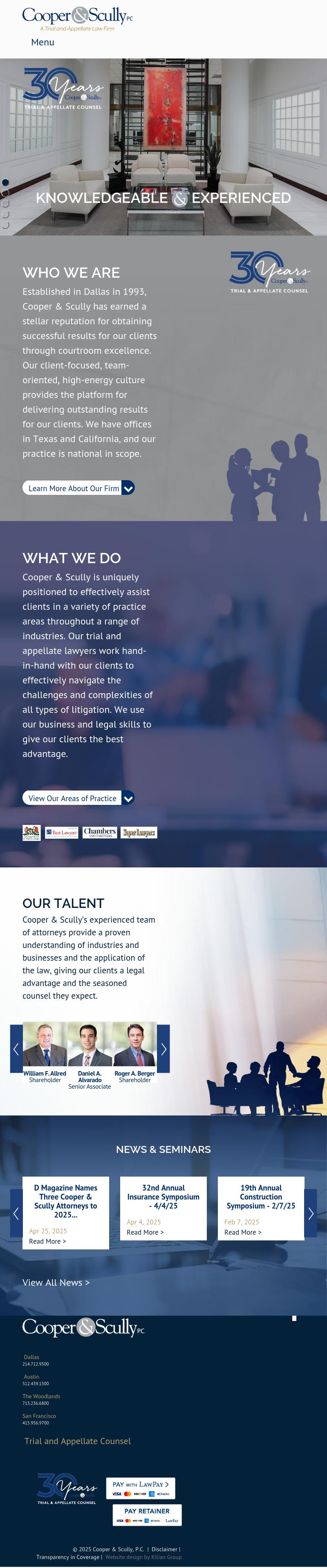 Cooper & Scully, P.C. - San Francisco CA Lawyers