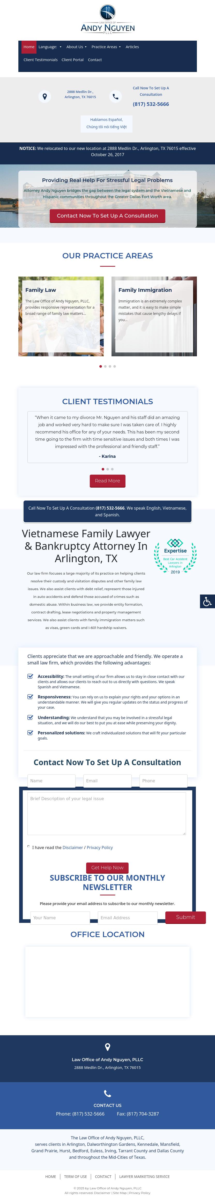 Law Office of Andy Nguyen, PLLC - Arlington TX Lawyers