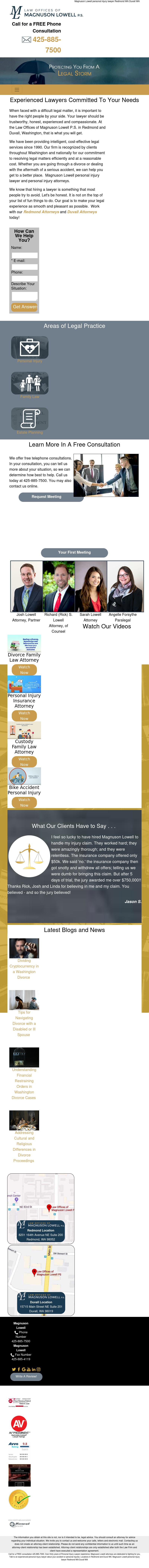 Law Offices of Magnuson Lowell P.S. - Redmond WA Lawyers