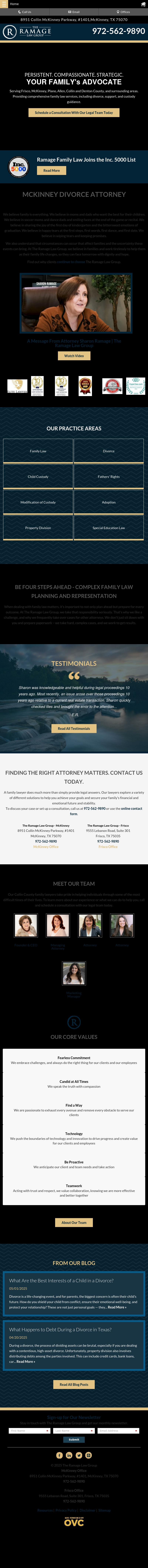 Sharon M. Ramage, P.C. - Frisco TX Lawyers