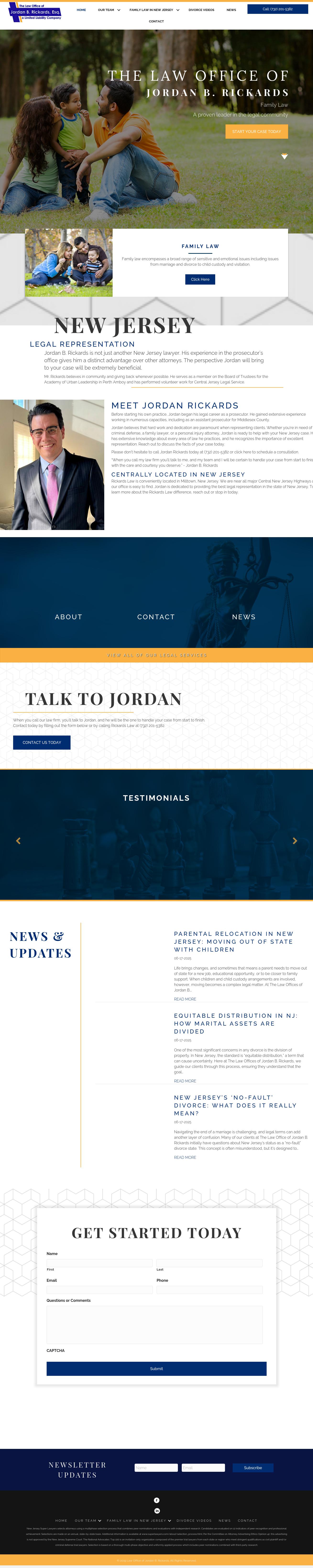 The Law Office of Jordan B. Rickards - Milltown NJ Lawyers